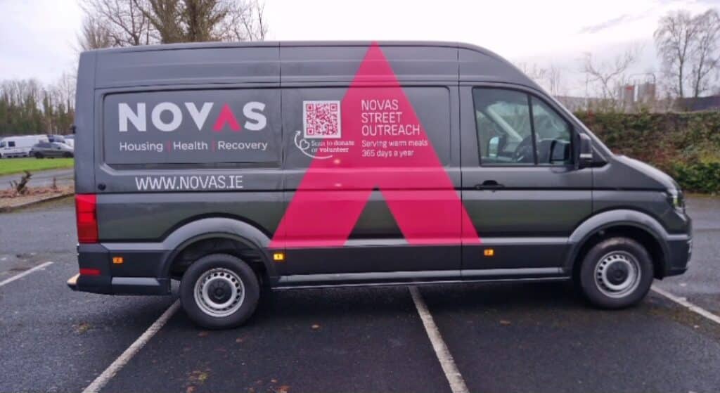 NOVAS Street Outreach Van side