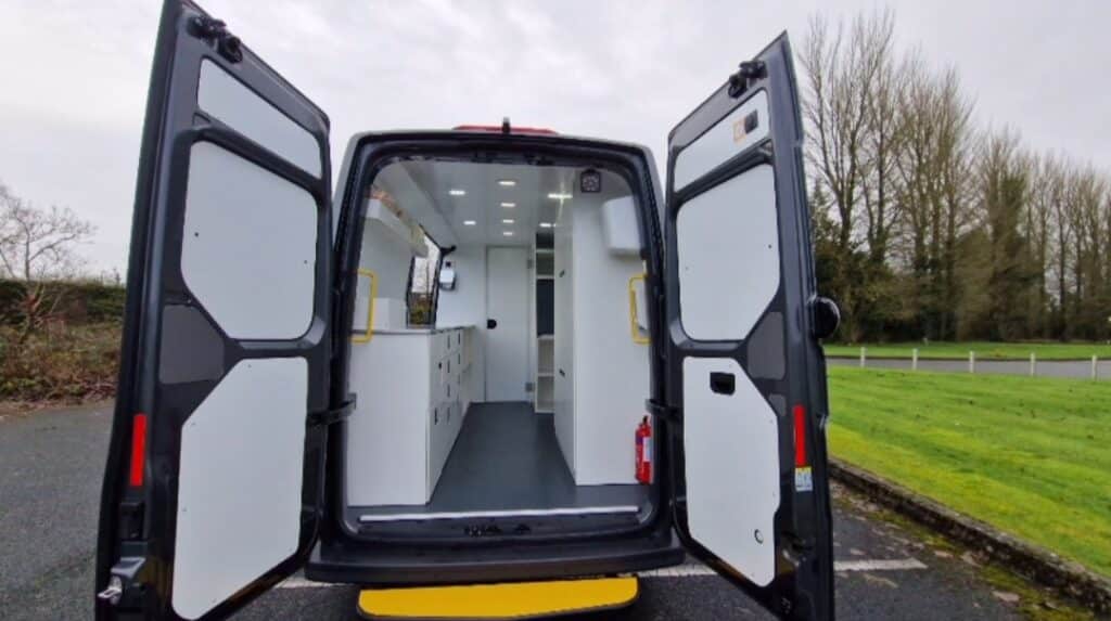 NOVAS Street Outreach Van Interior