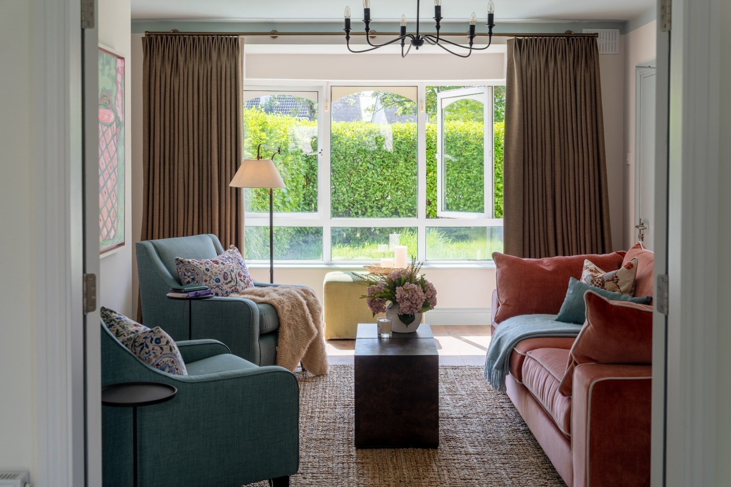 Interior Designer and DFS transform room at NOVAS Recovery House